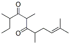 3,5,7,10-tetramethylundec-9-ene-4,6-dione  Structure