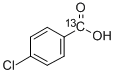 4-CHLOROBENZOIC ACID-ALPHA-13C Structure