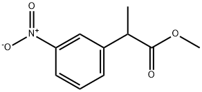 Methyl 2-(3-nitrophenyl)propanoate 구조식 이미지