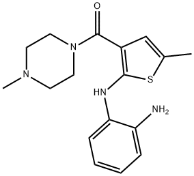138564-61-1 1-[[2-[(2-AMinophenyl)aMino]-5-Methyl-3-thienyl]carbonyl]-4-Methyl-piperazine