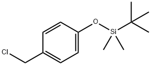 4-(tert-Butyldimethylsilyloxy)benzyl chloride Structure