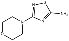 3-morpholino-1,2,4-thiadiazol-5-amine Structure