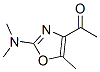 Ethanone, 1-[2-(dimethylamino)-5-methyl-4-oxazolyl]- (9CI) Structure