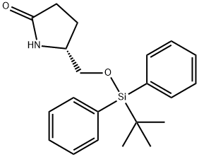 (2R)-2-[[[(1,1-DIMETHYLETHYL)DIPHENYLSILYL]OXY]METHYL]-5-OXO-1-PYRROLIDINE Structure