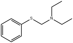 N-에틸-N-(페닐술파닐메틸)에탄아민 구조식 이미지