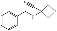 3-[(Phenylmethyl)amino]-3-oxetanecarbonitrile Structure