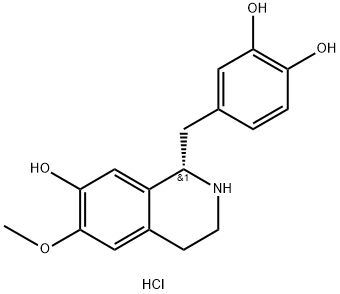 (S)-3'-Hydroxycoclaurine Hydrochloride Structure