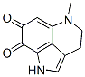 Pyrrolo[4,3,2-de]quinoline-7,8-dione, 1,3,4,5-tetrahydro-5-methyl- (9CI) Structure