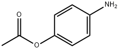 Phenol, 4-amino-, 1-acetate 구조식 이미지