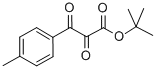 2,3-DIOXO-3-P-TOLYL-PROPIONIC ACID TERT-BUTYL ESTER Structure