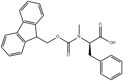 Fmoc-N-methyl-D-phenylalanine Structure