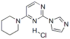 2-imidazol-1-yl-4-(1-piperidyl)pyrimidine hydrochloride Structure
