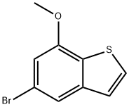 Benzo[b]thiophene,5-broMo-7-Methoxy- Structure