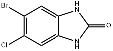 5-BroMo-6-chloro-1,3-dihydro-benzoiMidazol-2-one 구조식 이미지