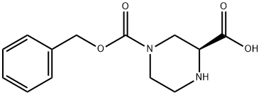 (R)-PIPERAZINE-1,3-DICARBOXYLIC ACID 1-BENZYL ESTER 구조식 이미지
