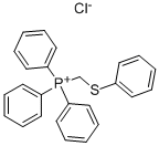 PHENYLTHIOMETHYL TRIPHENYLPHOSPHONIUM CHLORIDE Structure