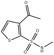 3-ACETYL-2-(METHYLAMINOSULFONYL)THIOPHENE Structure