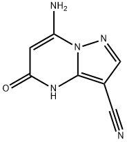 7-AMINO-4,5-DIHYDRO-5-OXO-PYRAZOLO[1,5-A]PYRIMIDINE-3-CARBONITRILE Structure