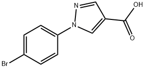 1-(4-bromophenyl)-1H-pyrazole-4-carboxylic acid Structure