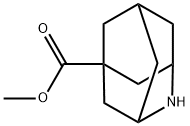 2-Aza-tricyclo[3.3.1.13,7]decane-5-carboxylic acid Methyl ester hydrochloride Structure