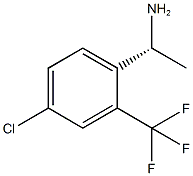 (R)-1-(4-Chloro-2-trifluoromethylphenyl)ethylamine 구조식 이미지