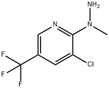 1-[3-CHLORO-5-(TRIFLUOROMETHYL)PYRID-2-YL]-1-METHYLHYDRAZINE 구조식 이미지
