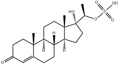 4-Pregnen-17a, 20b-diol-3-one-20-sulfate Structure