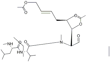 N-AcetoxyCyclosporinA아세테이트 구조식 이미지