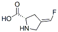 L-Proline, 4-(fluoromethylene)-, (E)- (9CI) Structure