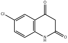 2,4(1H,3H)-QUINOLINEDIONE, 6-CHLORO Structure