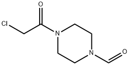 1-Piperazinecarboxaldehyde, 4-(chloroacetyl)- (9CI) Structure