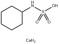 Calcium bis(cyclohexylsulphamate) 구조식 이미지
