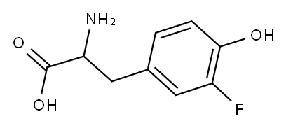3-FLUORO-DL-TYROSINE Structure