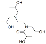 1,1'-(2-(N-2-hydroxyethyl-2-hydroxypropylamino)ethylimino)dipropan-2-ol  Structure