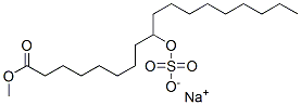sodium 1-methyl 9-(sulphooxy)octadecanoate  구조식 이미지