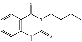 3-BUTYL-2-MERCAPTO-3H-QUINAZOLIN-4-ONE Structure