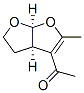 Ethanone, 1-[(3aR,6aS)-3a,4,5,6a-tetrahydro-2-methylfuro[2,3-b]furan-3-yl]-, 구조식 이미지