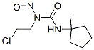 1-(2-Chloroethyl)-3-(1-methylcyclopentyl)-1-nitrosourea Structure