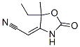 아세토니트릴,(5-에틸-5-메틸-2-옥소-4-옥사졸리디닐리덴)-,(E)-(9Cl) 구조식 이미지