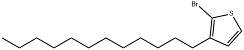 2,5-Dibromo-3-Dodecylthiophene 구조식 이미지