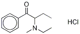 α-(N-Methyl-N-ethylaMino)butyrophenone Hydrochloride Structure