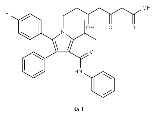 rac-3-Oxo Atorvastatin SodiuM Salt Structure