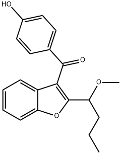 Des(diethylaMinoethyl)-didesiodo-1'-Methoxy AMiodarone Structure