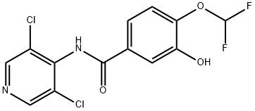 1391052-76-8 benzaMide, N-(3,5-dichloro-4-pyridinyl)-4-(difluoroMethoxy)-3-hydroxy-