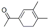 Ethanone, 1-(3,4-dimethyl-1,3-cyclohexadien-1-yl)- (9CI) Structure