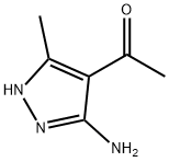 Ethanone, 1-(3-amino-5-methyl-1H-pyrazol-4-yl)- (9CI) Structure