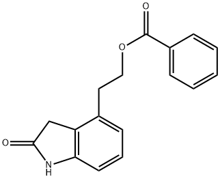 2H-Indol-2-one, 4-[2-(benzoyloxy)ethyl]-1,3-dihydro- 구조식 이미지