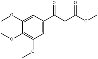 3-OXO-3-(3,4,5-TRIMETHOXYPHENYL)PROPIONIC ACID METHYL ESTER 구조식 이미지