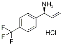(1S)-1-[4-(Trifluoromethyl)phenyl]-prop-2-en-1-amine hydrochloride 구조식 이미지