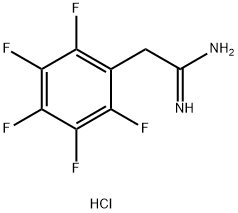 2-Pentafluorophenyl-acetamidine HCl 구조식 이미지